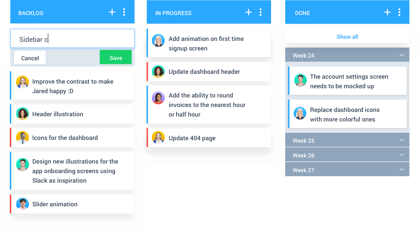 Hubstaff Tasks boards